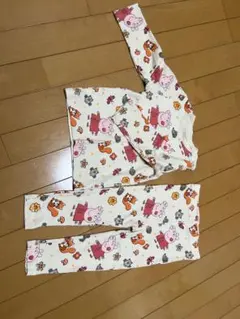 Peppa Pig ペッパピッグ パジャマ 上下 90cm相当 長袖 綿100%