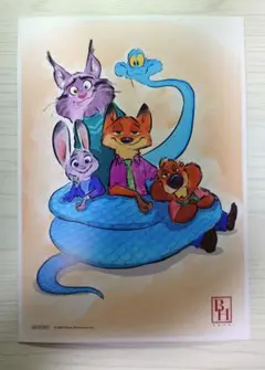 ディズニー ズートピア2 来場者特典 ポストカード