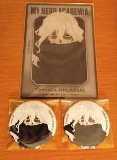 ヒロアカ ベースヤード トーキョー 缶バッジ クリアシート 特典 死柄木