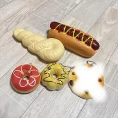 スクイーズ 5点セット パン ドーナツ