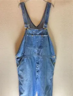 70s Lee オーバーオール デニム USA インディゴ ペンキ