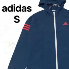 【人気】adidas トラックジャケット パーカー ネイビー S ライトアウター