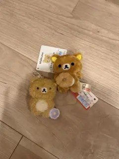 リラックマ メミスタードーナツ ぶらさげぬいぐる み ニ個セット