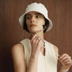 kijima takayuki×clane バケットハット　ホワイト