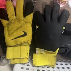 NIKE キーパーグローブ イエロー ブラック 値段交渉あり