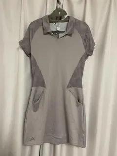 adidas レディース ゴルフ ワンピース グレー