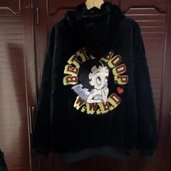 ベティ・ブープ フリースジャケット　size L ブラック