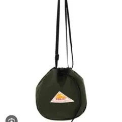 KELTY ショルダーバッグ　サコッシュ　巾着バッグ　ブラック