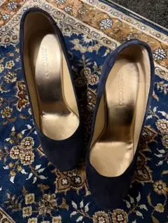 ネイビー スエード ウェッジ ジミー チュウ jimmy choo 靴
