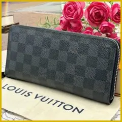★美品★　ルイヴィトン　ダミエグラフィット　ヴェルティカル　ジッピーウォレット