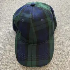 キャップ　チェック柄　56〜58㎝