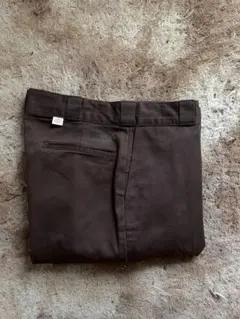 70s DICKIES 874 BROWN チビタグ アルミジップW34 L32