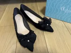 artemis by DIANA ビッグリボン　シフォンジョーゼットパンプス