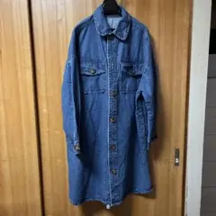 美品❗️デニムシャツワンピース 長袖