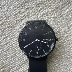 SKAGEN アナログ腕時計 ブラック　ジャンク