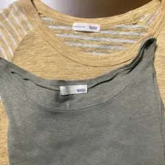NARU 半袖ロングTシャツ&七分袖カットソーのサムネイル