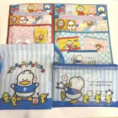 サンリオ　なつかしキャラクターズ　プチ巾着　フラットポーチ　あひるのペックル