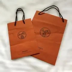 HERMES ショップ袋 2枚セットのサムネイル