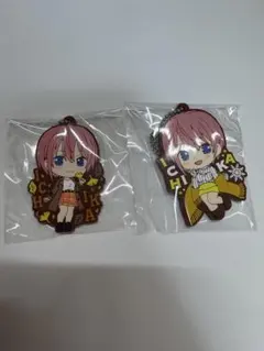 五等分の花嫁中野一花ガチャガチャラバーストラップ 2個セット