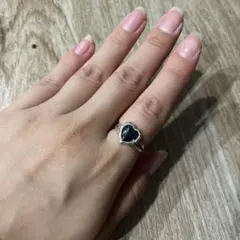 リング　ブラックハート