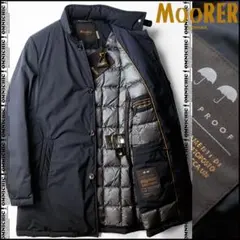 ACQUA■新品MOORERムーレー伊製高機能ポリエステルミドルダウンコート48のサムネイル