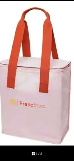 ☆新品☆Francfranc 保冷バッグ ピンク&ハンドタオルセット☆