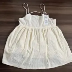 タグ付き　ベロア　キャミソール　秋冬　レトロガール