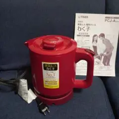 TIGER わく子 電気ケトル レッドのサムネイル