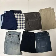 男の子ズボンまとめ売り140 ハーフパンツ、長ズボン　　お得‼️