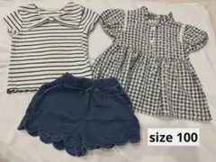 バースデイしまむら まとめ売り 女の子 夏服 100サイズ