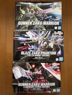 HG ガンプラ ザクウォーリア デスティニーガンダム νガンダムHWS