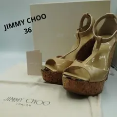 JIMMY CHOO サンダル　ウェッジソール　Pela 靴　ジミーチュウ 36