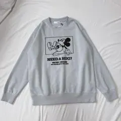 タグ付き DISNEY ミッキーマウス スウェット M 薄手