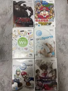 Wii ゲームソフトセット ゼルダ・マリオカート・Wii Sports
