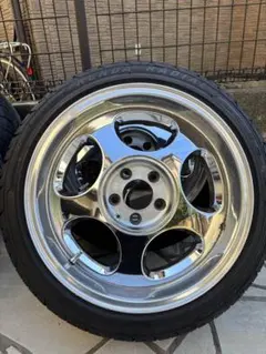 マイスター風 7J+40 165/40R15 引っ張り - メルカリ