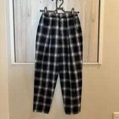 チェック柄ストレートパンツ 140のサムネイル