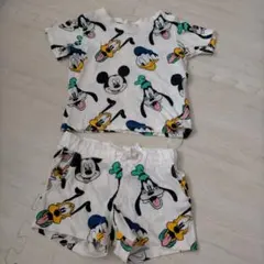ミッキー　セットアップ　上下◆80cm