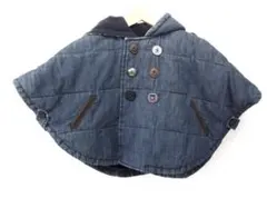 美品★ダブルビー★リバーシブルポンチョ 70〜90