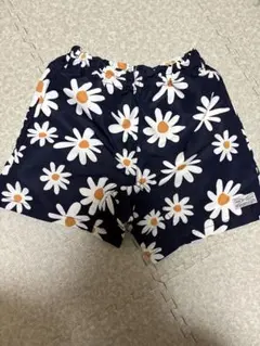 BREEZE 花柄 ネイビー 水陸両用ハーフパンツ　110センチ