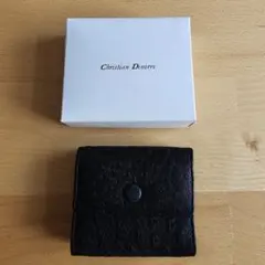 オーストリッチ　折り財布/黒のサムネイル