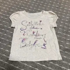 フリル袖 Tシャツ 100cm