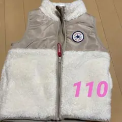コンバース　converse ボア　ベスト　キッズ　ベージュ　男の子　女の子
