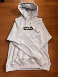 Supreme グレー フーディ Medium