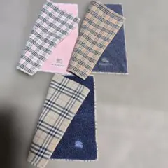 ♥Burberry ⭐ノバチェック柄タオルハンカチ 3枚セット