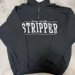 New York STRIPPER ハーフジップ トレーナー