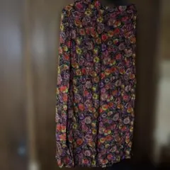 Laura Ashley 花柄 ロングスカート レーヨン100% 9号のサムネイル