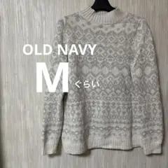OLD NAVY ニット　セーター　長袖　冬　トレーナー　ハイネック　ホワイト