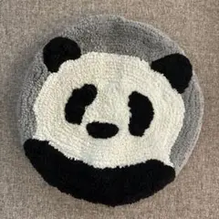 無印良品　円形シートクッション　パンダ