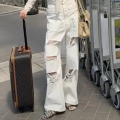 THETOE Delphinium Pants gray - メルカリ