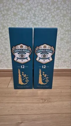 CHIVAS REGAL ミズナラ 12年 ウイスキー 2本セット 箱ありのサムネイル